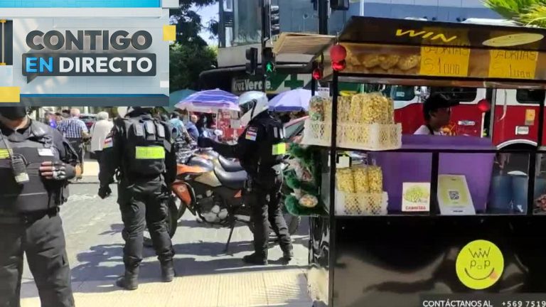 Operativo en Viña del Mar para prevenir comercio ambulante termina con fuertes discusiones