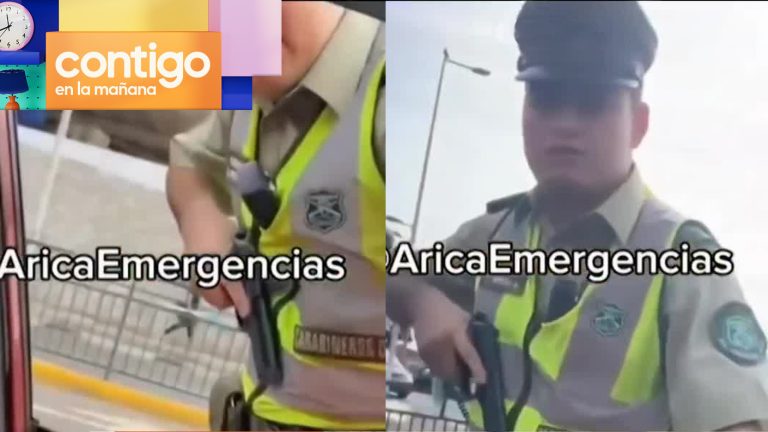 Conductor extranjero increpó a carabinero por sacar su pistola en fiscalización: No tenía licencia