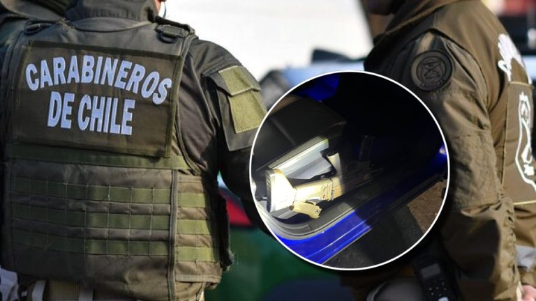 Carabineros halló un fusil en vehículo robado en San Bernardo: Delincuentes lo portaban en encerrona