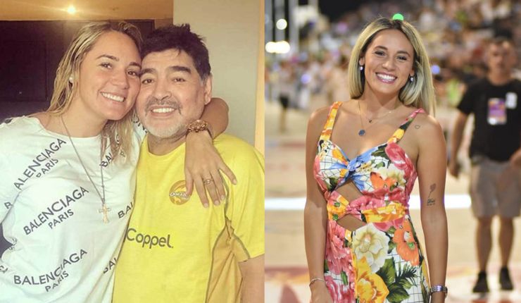 Ex novia de Maradona fue vista a los besos con futbolista denunciado por violencia de género