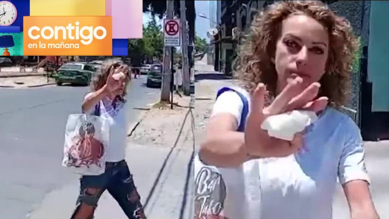 Violenta reacción: Titi Ahubert agredió a camarógrafo a las afueras de Capitán Yáber