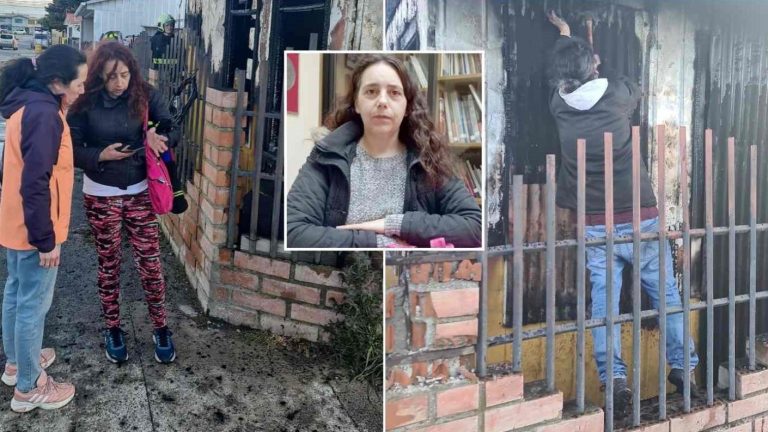 Perdió toda su casa: Mamá que encabeza campaña por 3 hijos enfermos sufrió incendio en Punta Arenas