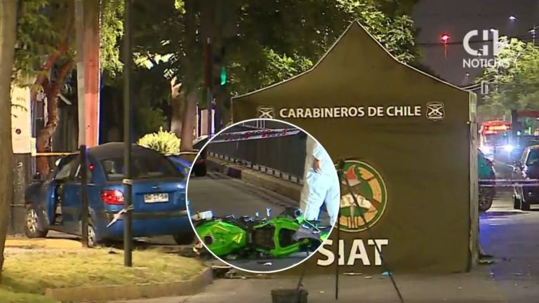 PDI murió tras fatal accidente de tránsito en Peñalolén: Su moto fue impactada por auto