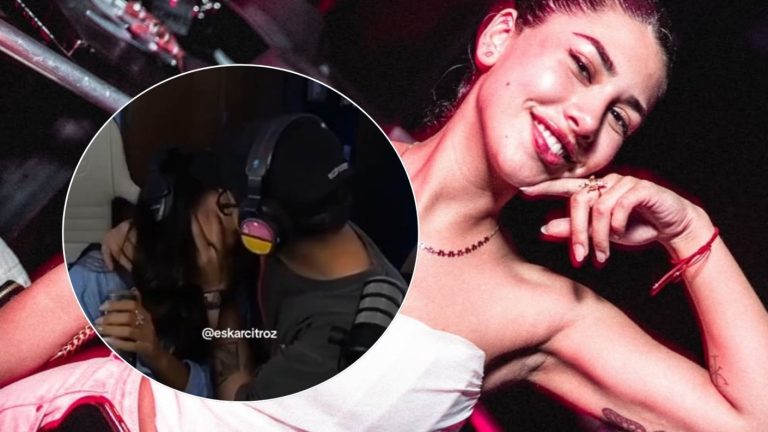 VIDEO | ¡Muy apasionado! Eskarcita se besó con reconocido streamer chileno en transmisión en vivo