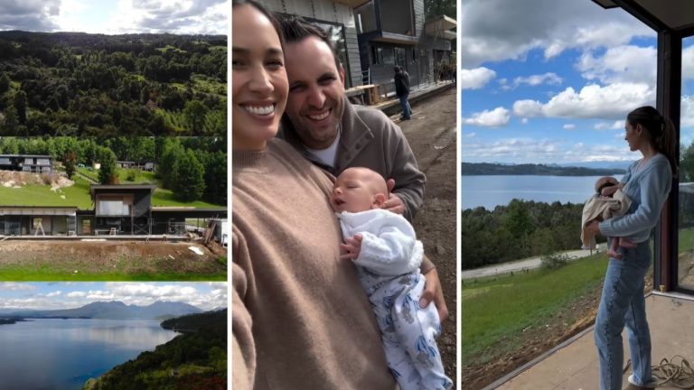 Vanesa Borghi impactó con video de lujosa casa que construye en el sur de Chile: “Nuestro sueño”
