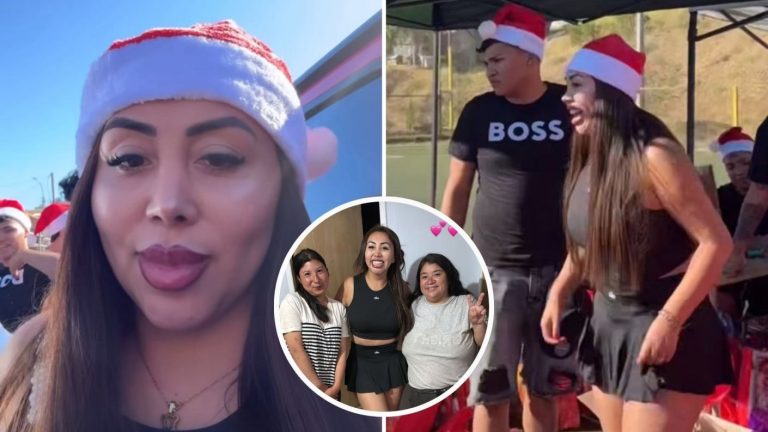 “Tírese pa' alcaldesa”: Naya Fácil repartió más de 200 regalos de Navidad en Viña del Mar