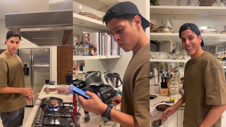 El TikTok viral de Máximo Menem y su polola que desató reacciones: “Fue criado por una reina”