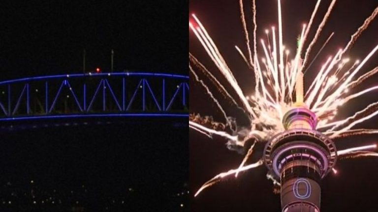 ¡Ya es 2025 en Nueva Zelanda! El espectacular show pirotécnico con el que recibieron Año Nuevo