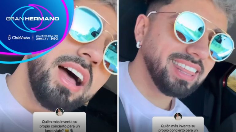 ¿Concierto privado? Bambino sacó sus dotes de cantante con insólito mix musical