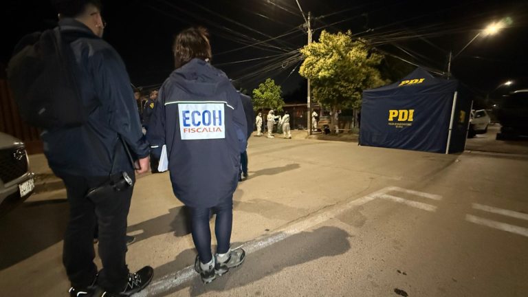 Una persona muerta y dos heridas de gravedad dejó violenta balacera en La Pintana