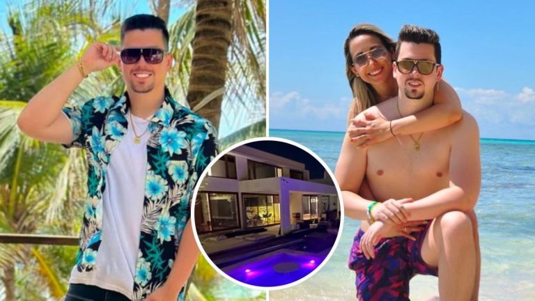 Con temática navideña: Nano Calderón se lució con los avances de la remodelación de su casa