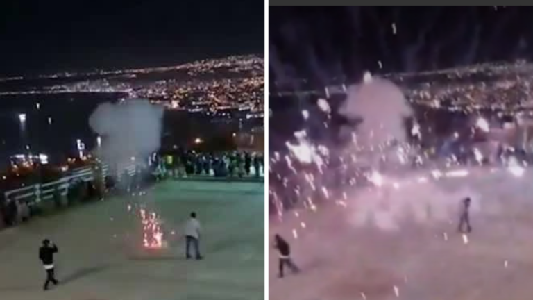 Mal uso de pirotecnia terminó en explosión durante Año Nuevo en Playa Ancha