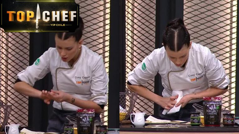Cony Capelli sufrió nuevo accidente en las cocinas de Top Chef VIP: “Estoy toda marcada”