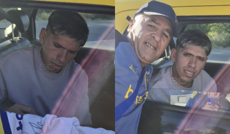 Ya dejó una perlita: Carlos Palacios llegó en taxi a su primer entrenamiento con Boca