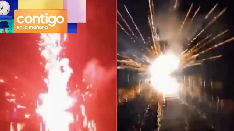 Peligrosa celebración: Mal uso de fuegos artificiales sembró el pánico en Rapel