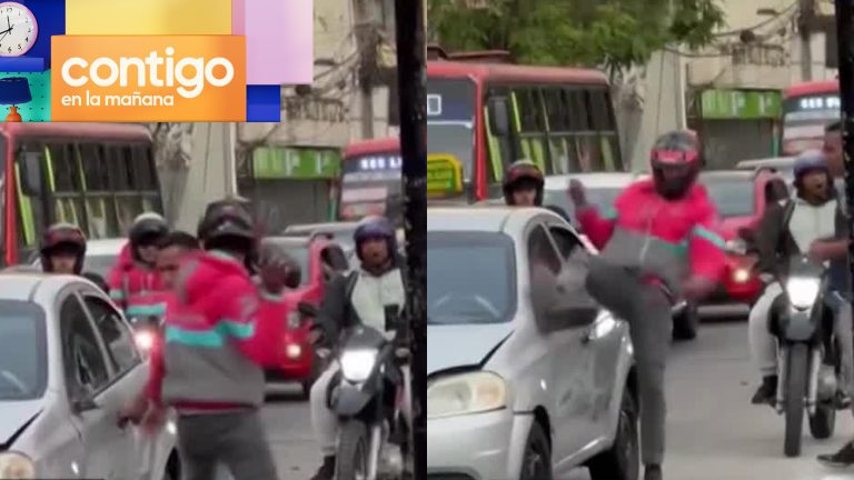 Repartidor de aplicación atacó a automovilista en Viña del Mar tras conflicto vial