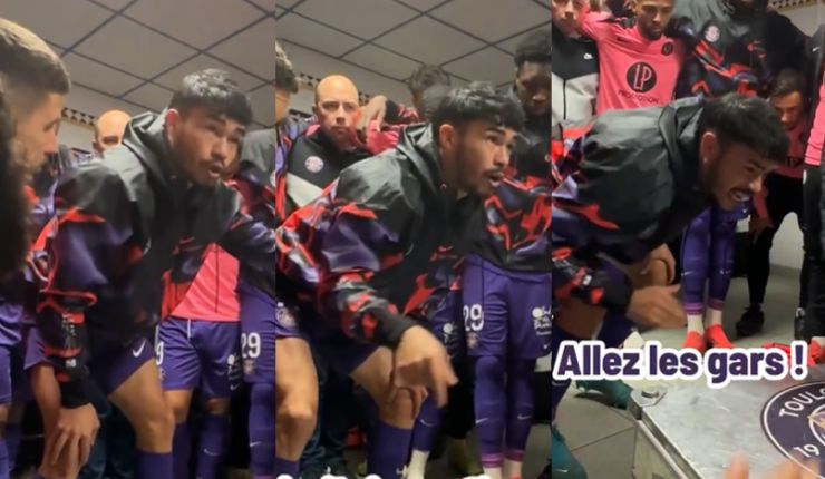 En español e inglés: Gabriel Suazo muestra toda su jerarquía con notable arenga en el Toulouse