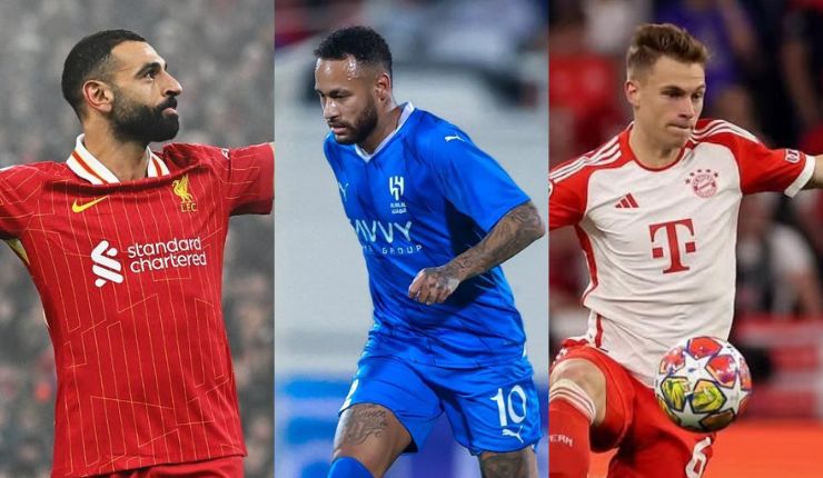 De Mohamed Salah a Neymar: Las grandes estrellas que quedan libres este 2025