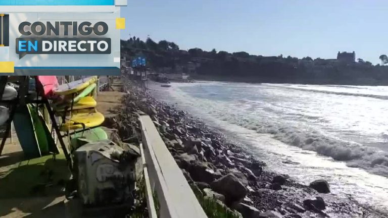 Preocupación de surfistas: Playa la Boca de Concón desaparece tras marejadas