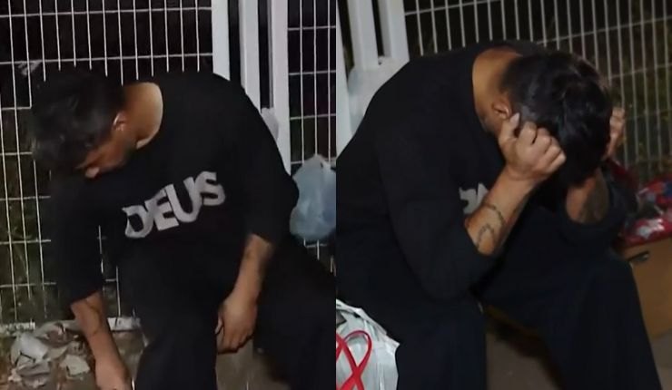 Con 3 bolsas y esperando en la calle: Así se retiró Jorge Valdivia de la Cárcel de Rancagua