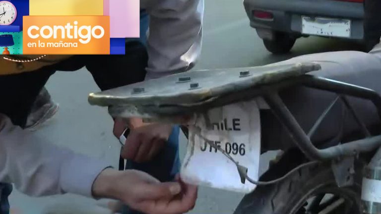 Lo imprimió y plastificó: Motorista sorprendió a inspectores al fabricar su propia patente