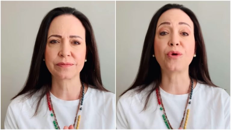 “Atacan a una mujer por la espalda”: María Corina Machado reapareció con fuerte crítica a Maduro
