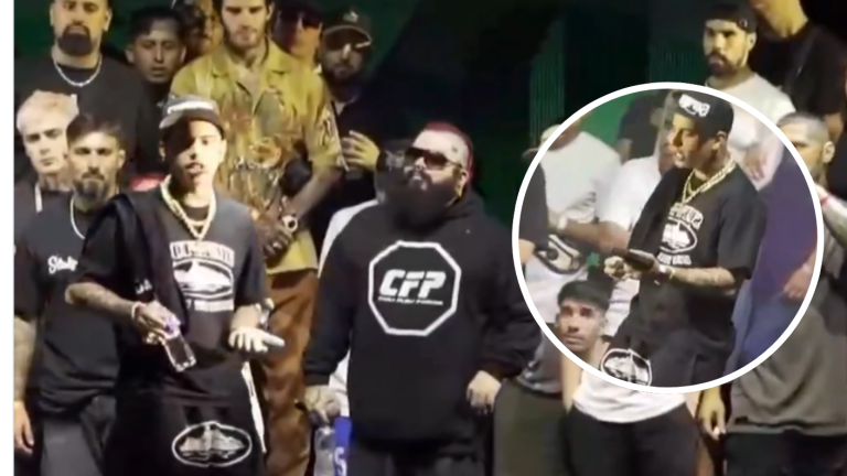 Rapero argentino se vuelve tendencia en redes tras sacar pistola durante competencia