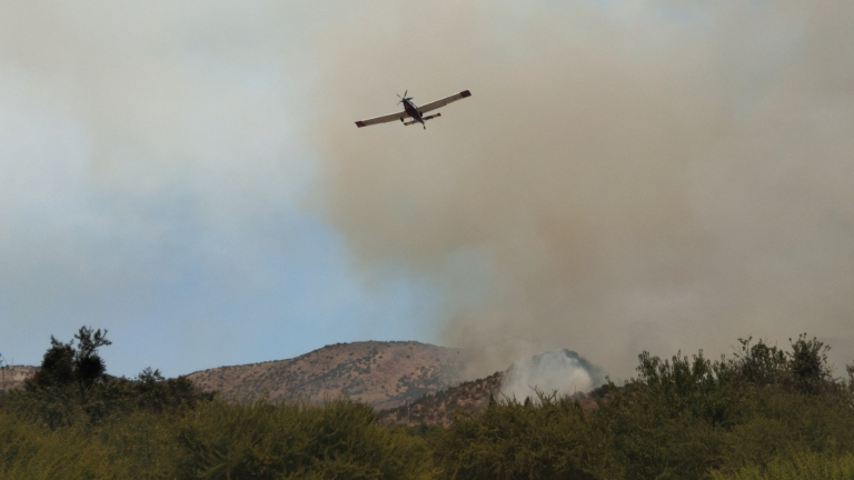 Incendio en Talagante alerta a personal de emergencias: Está cercano a vertedero Santa Marta