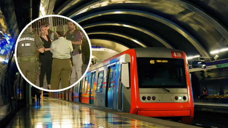 Adolescente de 17 años en riesgo vital tras ser baleado durante robo en estación de Metro