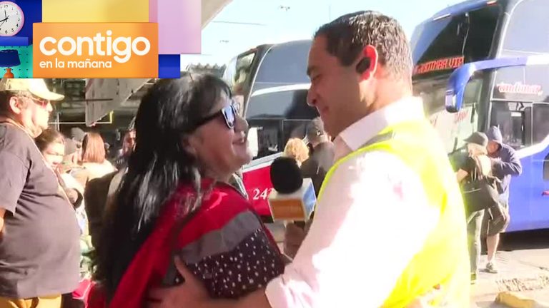 ¿Amor en tiempos de fiscalización? Tomás Cancino vivió especial momento en el terminal de buses
