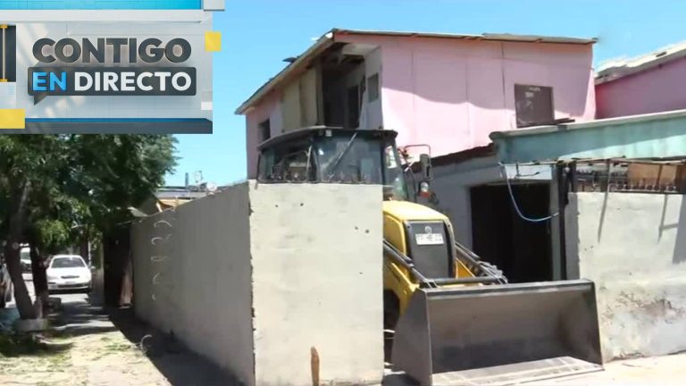 Allanan y demuelen “narcocasa” en Cerro Navia: Se encontraba a metros de un jardín infantil