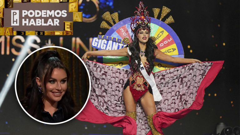 ¿Una estrategia? Emilia Dides explicó por qué usó un vestido de Sábado Gigante en Miss Universo