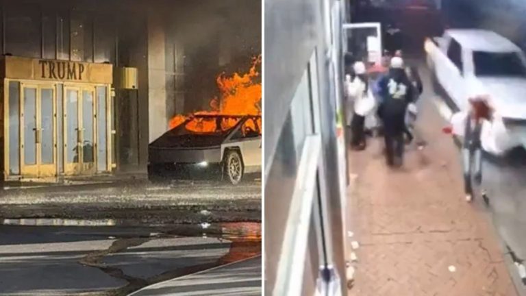 Nueva hipótesis: ¿Por qué vinculan incendio de Tesla en Las Vegas y ataque en Nueva Orleans?