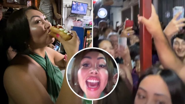 “Son las 12 de la noche”: Naya Fácil revolucionó Talca tras ir a probar los completos mojados