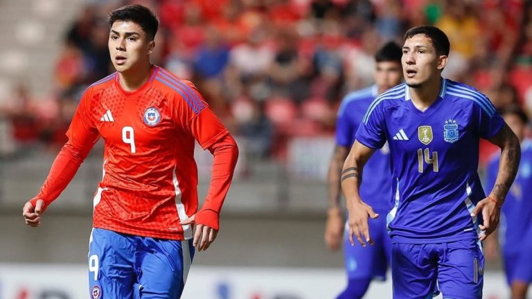 Chile Sub 20 recibe un duro golpe de Argentina y cae en amistoso jugado en La Calera