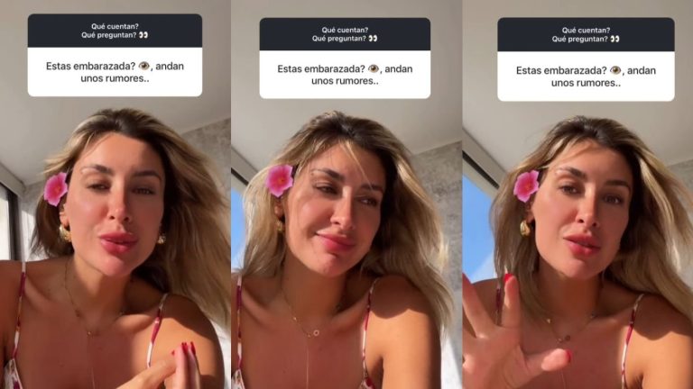 “Para los curiosos...”: Camila Andrade salió al paso de los rumores de embarazo con Kaminski