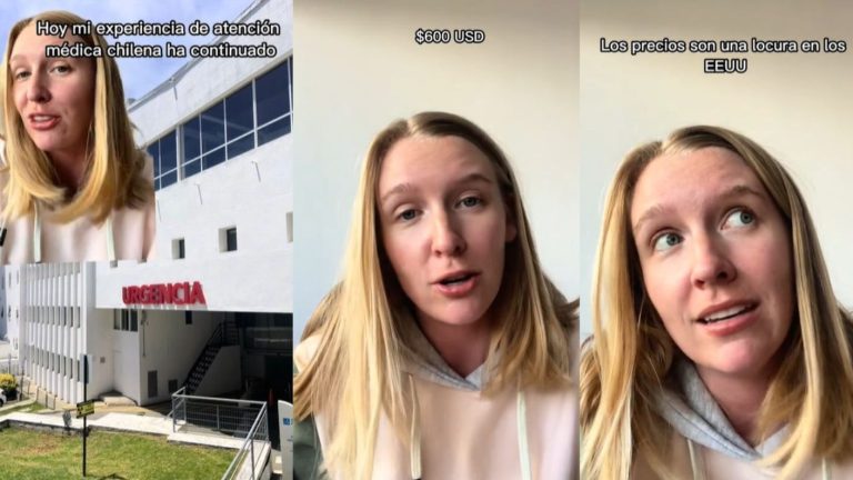 Tiktoker estadounidense quedó impactada con sistema de salud chileno: Lo comparó con Estados Unidos