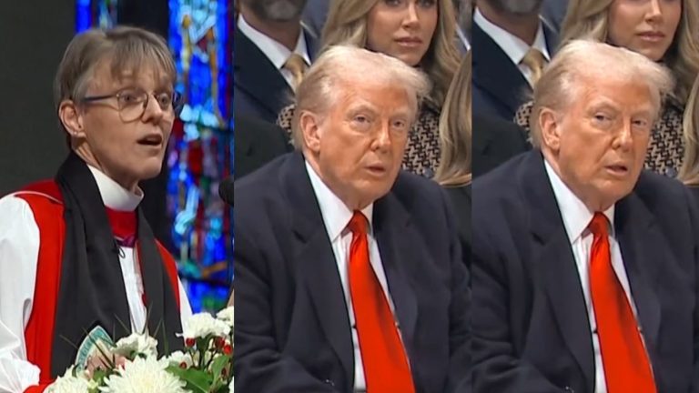 “Le pido que tenga piedad”: La directa petición de obispa a Donald Trump que desató controversia