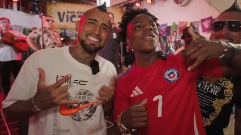 Arturo Vidal se junta con Speed en Chile y protagonizan inédito duelo: “Con papá no”