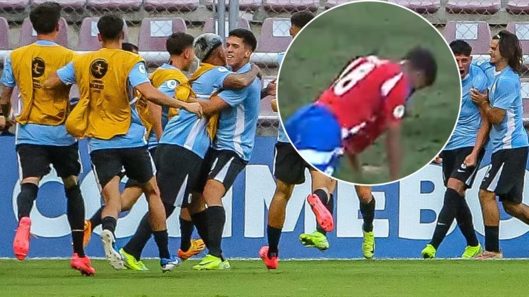 Tras agónico triunfo: La burla de Uruguay contra Chile por autogol de Juan Francisco Rossel