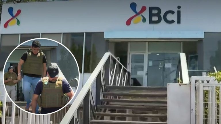 Frustran robo a sucursal bancaria en Renca: Seis delincuentes armados huyeron sin botín
