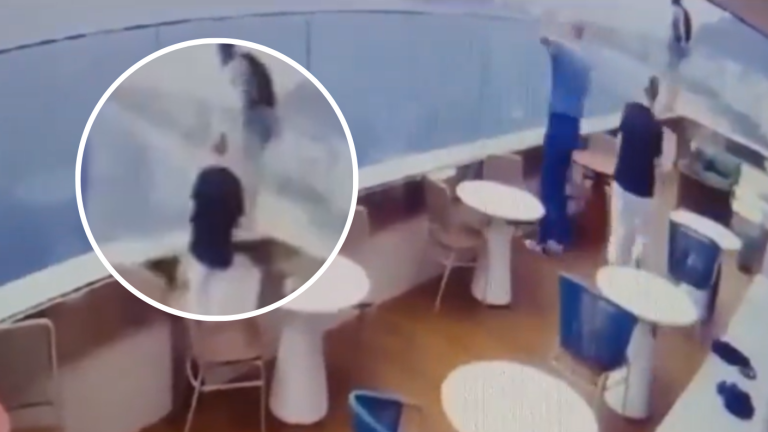 VIDEO | Turista chileno fue detenido en Brasil tras lanzarse en paracaídas desde un hotel