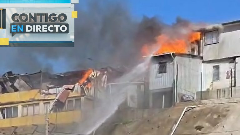 El descargo de vecina afectada por incendio en Cerro Cordillera: “No hay agua en los grifos”