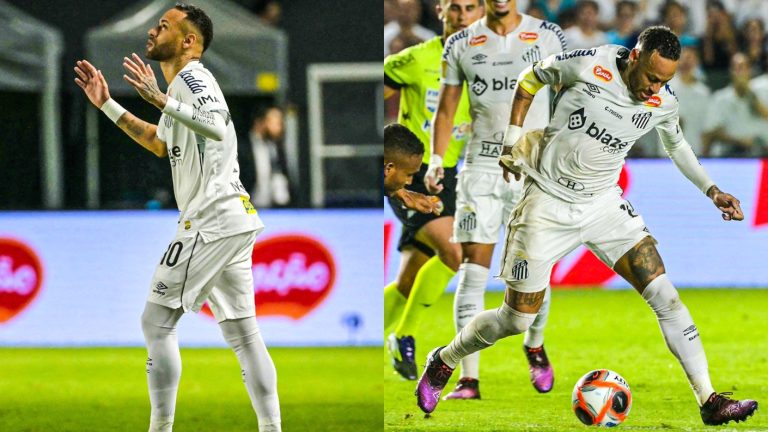 Pasaron casi 12 años: Neymar tuvo su esperado redebut en el Santos