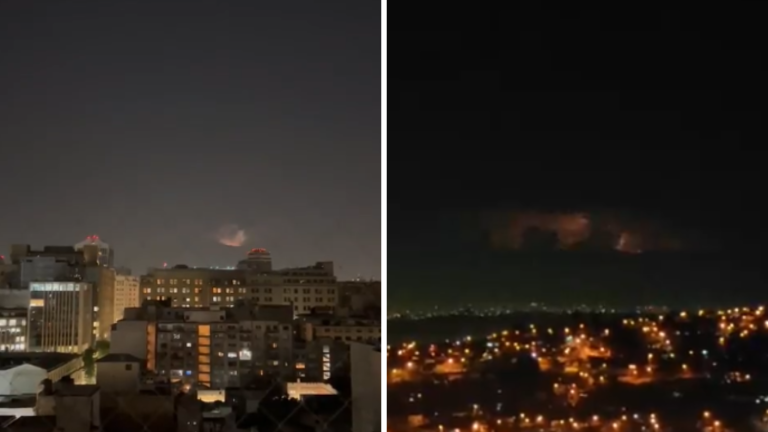 VIDEO | Captan relámpagos durante calurosa noche en la capital: Revelan por qué ocurrió el fenómeno