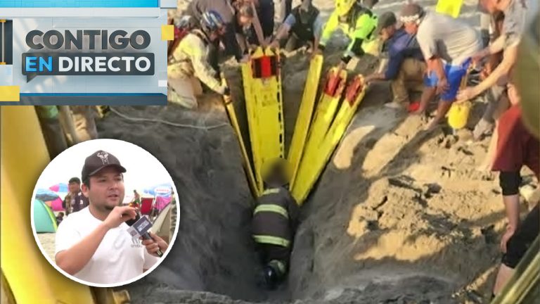 “El derrumbe lo tapó por completo”: Familia del niño atrapado en la arena reveló dramáticos detalles