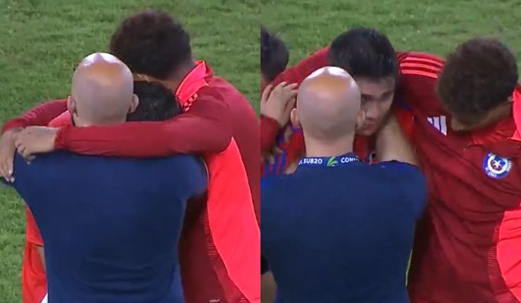 Desgarrador: La estremecedora imagen de Damián Pizarro tras empate entre Chile Sub 20 y Uruguay