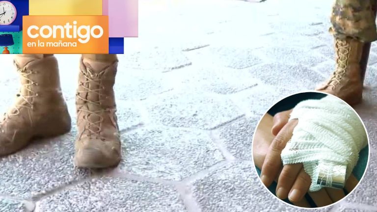 Mujer denuncia brutal golpiza de su marido que es Mayor de Ejército: Está escondida junto a sus hijos