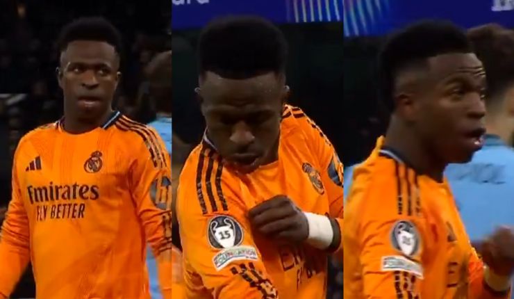 Parche de campeón: Así respondió Vinícius a los gritos de Balón de Oro de hinchas del City