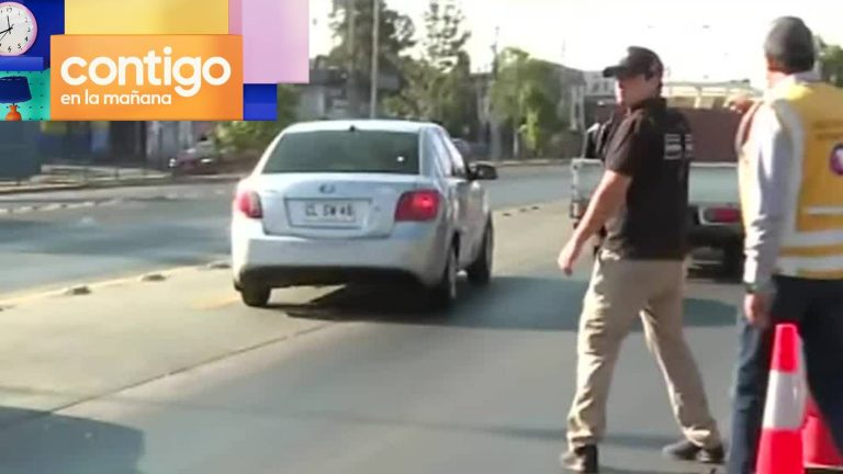 Un auto se dio a la fuga en plena fiscalización en San Ramón: Tenía encargo por robo